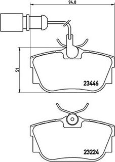 Magneti Marelli 363700485059 - Тормозные колодки, дисковые, комплект unicars.by