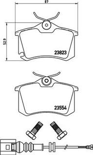 Magneti Marelli 363700485066 - Тормозные колодки, дисковые, комплект unicars.by