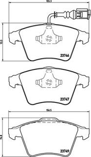 Magneti Marelli 363700485081 - Тормозные колодки, дисковые, комплект unicars.by