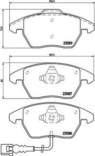 Magneti Marelli 363700485075 - Тормозные колодки, дисковые, комплект unicars.by