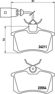 BOSCH 0 986 TB2 589 - Тормозные колодки, дисковые, комплект unicars.by