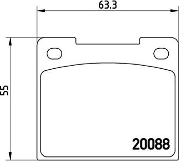 Magneti Marelli 363700486001 - Тормозные колодки, дисковые, комплект unicars.by