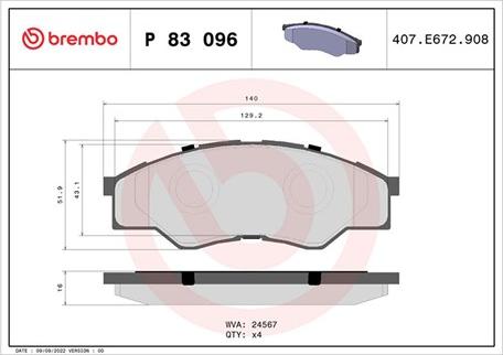 Magneti Marelli 363700483096 - Тормозные колодки, дисковые, комплект unicars.by