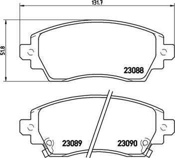 Magneti Marelli 363700483042 - Тормозные колодки, дисковые, комплект unicars.by