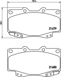 Magneti Marelli 363700483069 - Тормозные колодки, дисковые, комплект unicars.by