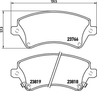 Magneti Marelli 363700483064 - Тормозные колодки, дисковые, комплект unicars.by