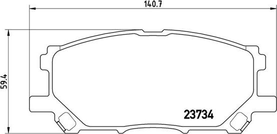 Magneti Marelli 363700483067 - Тормозные колодки, дисковые, комплект unicars.by