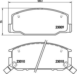 Magneti Marelli 363700483031 - Тормозные колодки, дисковые, комплект unicars.by