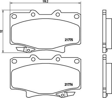 Magneti Marelli 363700483025 - Тормозные колодки, дисковые, комплект unicars.by