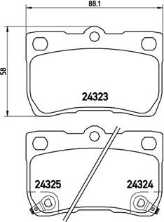 Magneti Marelli 363700483073 - Тормозные колодки, дисковые, комплект unicars.by