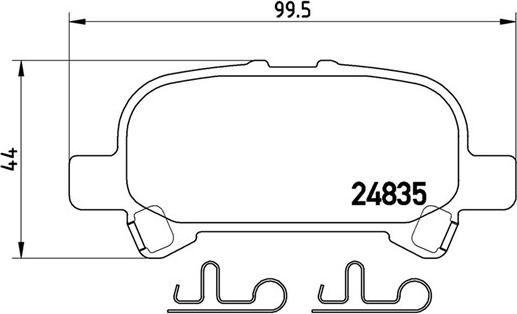 Magneti Marelli 363700483110 - Тормозные колодки, дисковые, комплект unicars.by