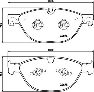 Magneti Marelli 363700436025 - Тормозные колодки, дисковые, комплект unicars.by