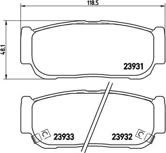 Magneti Marelli 363700430057 - Тормозные колодки, дисковые, комплект unicars.by