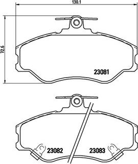 Magneti Marelli 363700430005 - Тормозные колодки, дисковые, комплект unicars.by