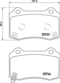 Magneti Marelli 363700430074 - Тормозные колодки, дисковые, комплект unicars.by