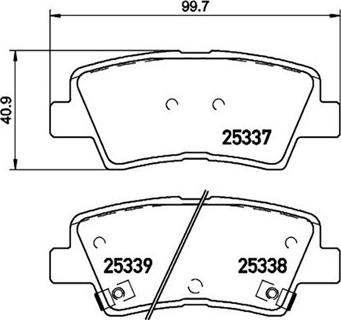 Magneti Marelli 363700430101 - Тормозные колодки, дисковые, комплект unicars.by