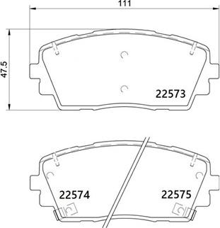 Magneti Marelli 363700430115 - Тормозные колодки, дисковые, комплект unicars.by