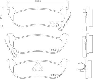 Magneti Marelli 363700437009 - Тормозные колодки, дисковые, комплект unicars.by