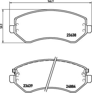 Magneti Marelli 363700437007 - Тормозные колодки, дисковые, комплект unicars.by