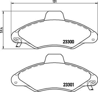 Magneti Marelli 363700424045 - Тормозные колодки, дисковые, комплект unicars.by