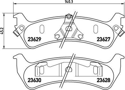 Magneti Marelli 363700424042 - Тормозные колодки, дисковые, комплект unicars.by