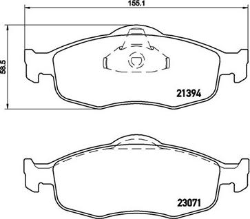 Magneti Marelli 363700424037 - Тормозные колодки, дисковые, комплект unicars.by