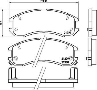 Magneti Marelli 363700424024 - Тормозные колодки, дисковые, комплект unicars.by