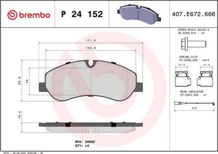 Magneti Marelli 363700424152 - Тормозные колодки, дисковые, комплект unicars.by