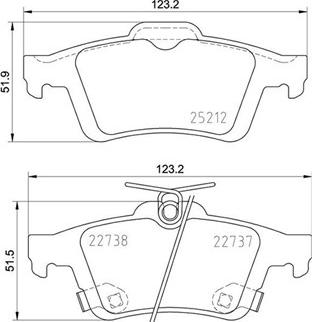 Magneti Marelli 363700424216 - Тормозные колодки, дисковые, комплект unicars.by