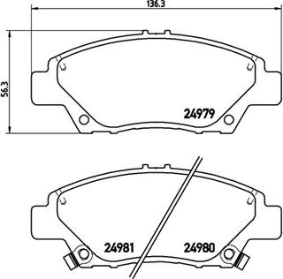 Valeo 606653 - Тормозные колодки, дисковые, комплект unicars.by