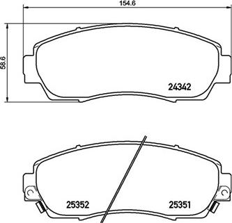 Magneti Marelli 363700428068 - Тормозные колодки, дисковые, комплект unicars.by