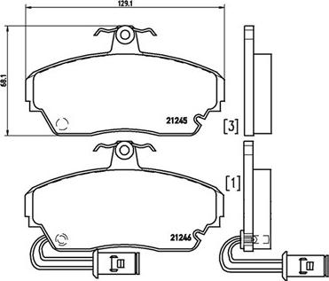 Magneti Marelli 363700428014 - Тормозные колодки, дисковые, комплект unicars.by