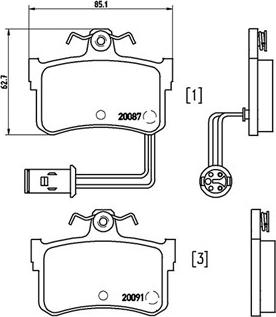 Magneti Marelli 363700428015 - Тормозные колодки, дисковые, комплект unicars.by