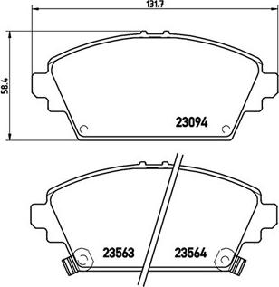 Magneti Marelli 363700428029 - Тормозные колодки, дисковые, комплект unicars.by