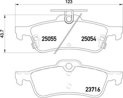 Magneti Marelli 363700428070 - Тормозные колодки, дисковые, комплект unicars.by