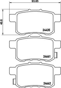 Magneti Marelli 363700428072 - Тормозные колодки, дисковые, комплект unicars.by