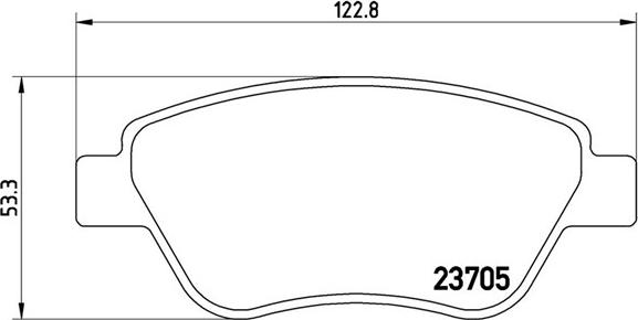 Magneti Marelli 363700423099 - Тормозные колодки, дисковые, комплект unicars.by