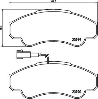 Magneti Marelli 363700423092 - Тормозные колодки, дисковые, комплект unicars.by