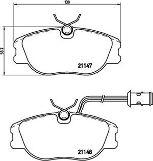 Magneti Marelli 363700423041 - Тормозные колодки, дисковые, комплект unicars.by