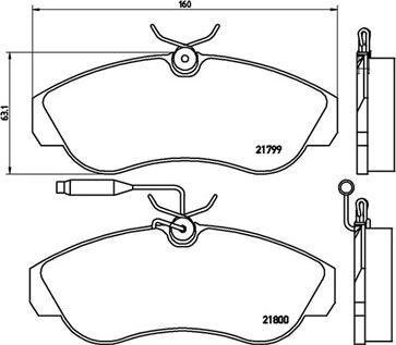 Magneti Marelli 363700423069 - Тормозные колодки, дисковые, комплект unicars.by