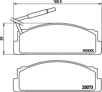 Valeo 671090 - Тормозные колодки, дисковые, комплект unicars.by