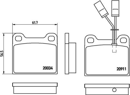 Magneti Marelli 363700423012 - Тормозные колодки, дисковые, комплект unicars.by