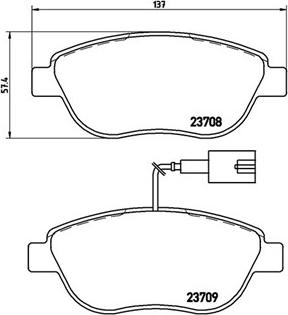 Magneti Marelli 363700423087 - Тормозные колодки, дисковые, комплект unicars.by