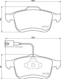 Magneti Marelli 363700423163 - Тормозные колодки, дисковые, комплект unicars.by