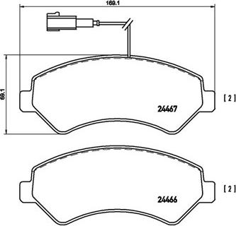 Magneti Marelli 363700423136 - Тормозные колодки, дисковые, комплект unicars.by