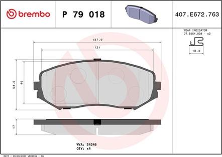 Magneti Marelli 363700479018 - Тормозные колодки, дисковые, комплект unicars.by