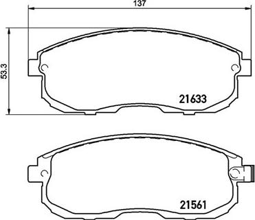 Magneti Marelli 363700479030 - Тормозные колодки, дисковые, комплект unicars.by