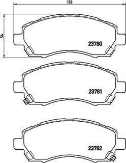 Magneti Marelli 363700478009 - Тормозные колодки, дисковые, комплект unicars.by