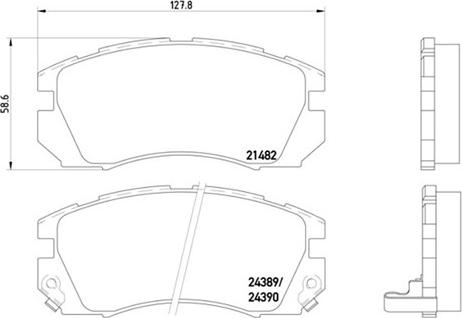 Magneti Marelli 363700478007 - Тормозные колодки, дисковые, комплект unicars.by