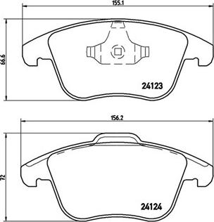 Magneti Marelli 363700544020 - Тормозные колодки, дисковые, комплект unicars.by